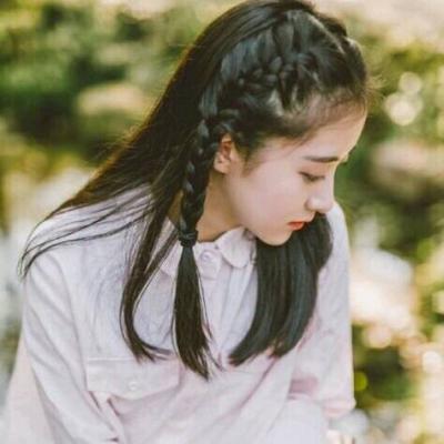 微信女生小清新森系真人头像