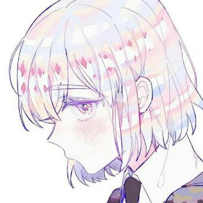 简单清新动漫微信头像女