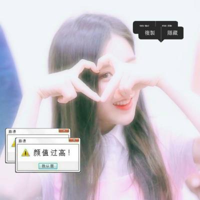 仙女味特效贴纸女头