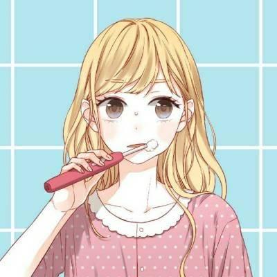 微信一对两张小清新动漫情侣头像