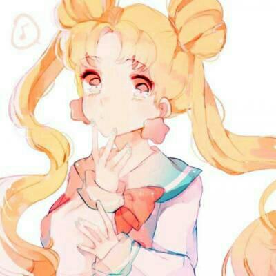 简单可爱呆萌高清动漫女头