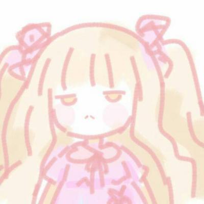 淡色系可爱小女孩卡通头像