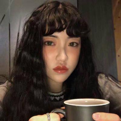 真人颓废微信头像女