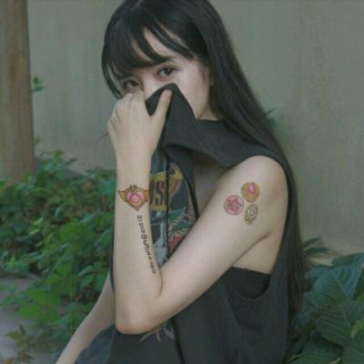 微信女生小清新森系真人头像