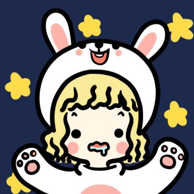卡通可爱萌系情侣头像一对两张