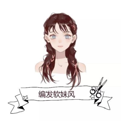 女生动漫个性标签头像