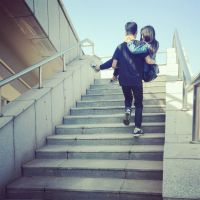 不露脸真人双人背影情侣头像一对两张
