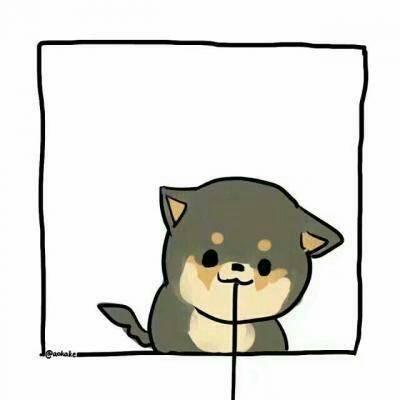 微信一对两张一左一右卡通情侣头像