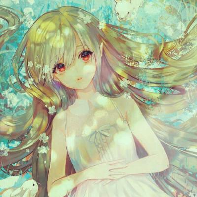 微信唯美清新动漫女生头像