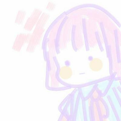 淡色系可爱小女孩卡通头像