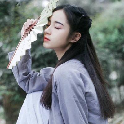 微信女生小清新森系真人头像