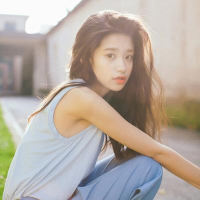 微信清新唯美长发女生头像