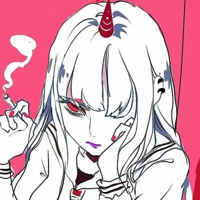 腹黑高冷动漫女头像图片