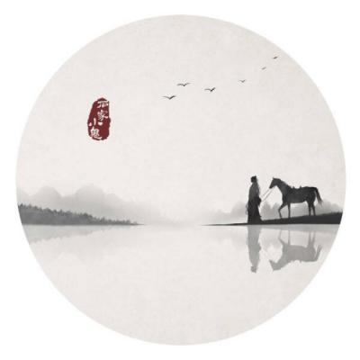 中国水墨画古风头像图片