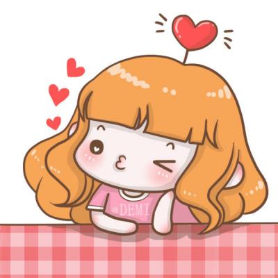 可爱萌萌卡通情侣头像一对图片