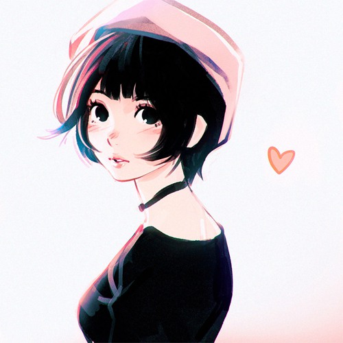 高冷少女动漫图片头像