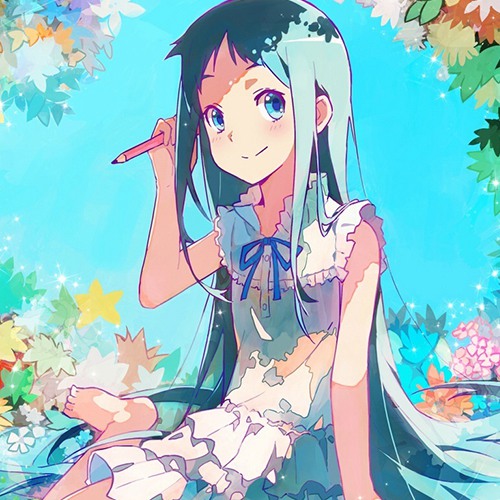 唯美意境漫画高清图片女生头像