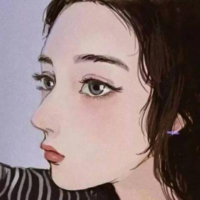 腹黑高冷动漫女头像图片