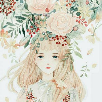 微信头像动漫女生气质淡雅图片