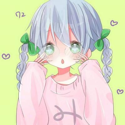 女生头像动漫可爱少女心小清新图片