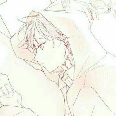 动漫情头两张分开图片