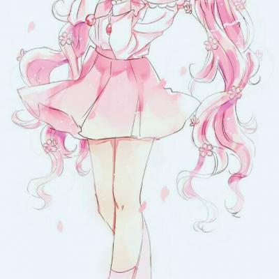 梦幻樱花头像动漫女