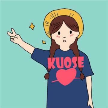 微信头像卡通可爱女孩图片