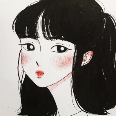 qq头像少女卡通小清新可爱图片