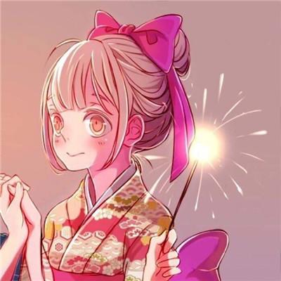 情头一对两张分开动漫高清图片