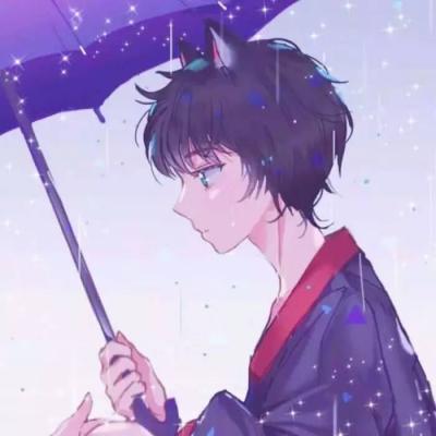 动漫情侣头像两张一组一人一半