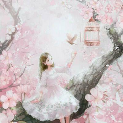 梦幻樱花头像动漫女
