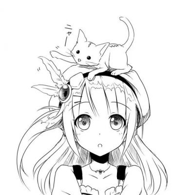 qq头像少女卡通小清新可爱图片
