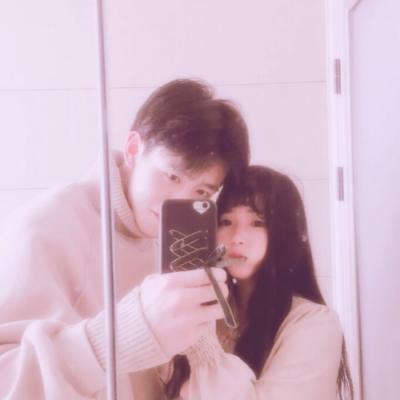 潮流时尚范的微信真人情侣头像图片