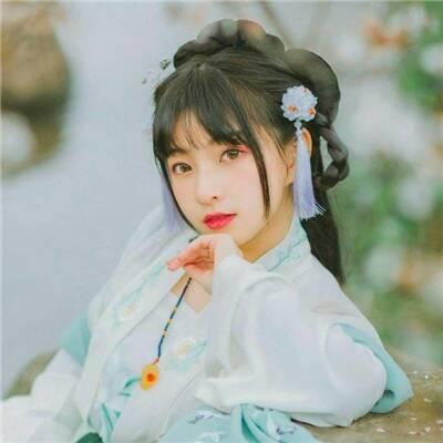 真人闺蜜头像一组两张古风唯美