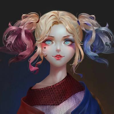 小丑女头像霸气高清图片