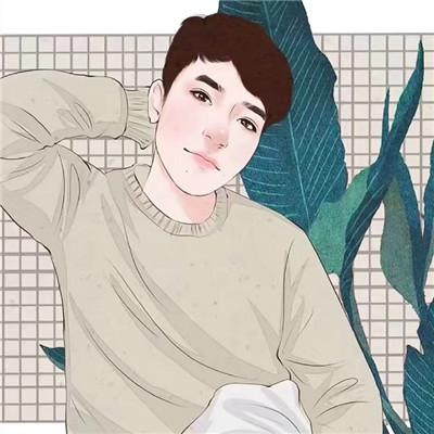 情头一对两张分开动漫高清图片