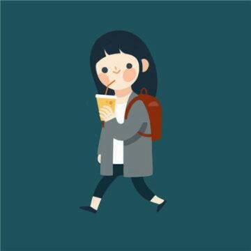 微信头像卡通可爱女孩图片