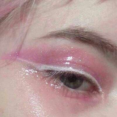 女生一只眼睛部位创意头像
