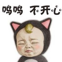 不开心头像