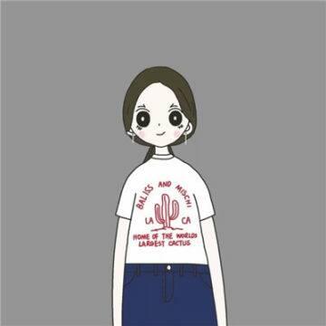 微信头像卡通可爱女孩图片