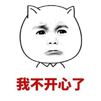 不开心头像