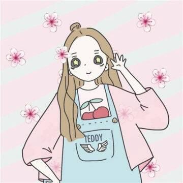 微信头像卡通可爱女孩图片