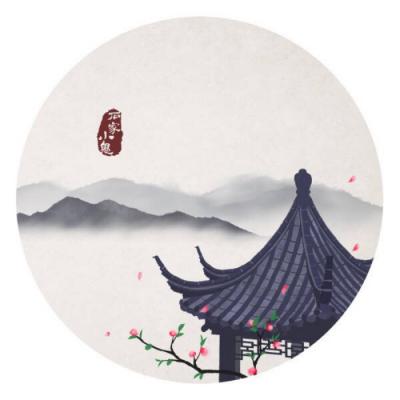 中国水墨画古风头像图片