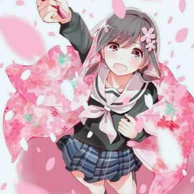 梦幻樱花头像动漫女