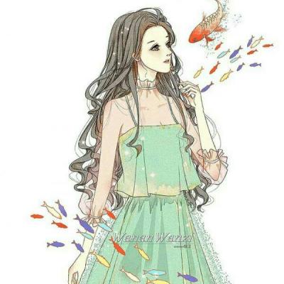 微信头像动漫女生气质淡雅图片