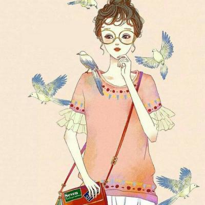 微信头像动漫女生气质淡雅图片
