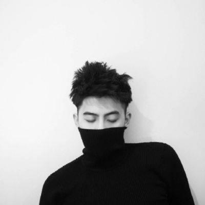 黑白男头像高冷真人