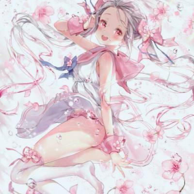 梦幻樱花头像动漫女