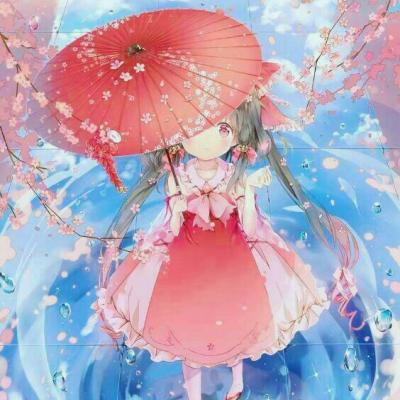 梦幻樱花头像动漫女