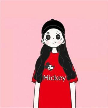微信头像卡通可爱女孩图片
